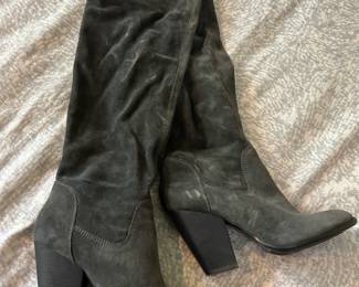 Vince Camuto Suede Slouch Boots
