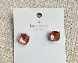 Kate Spade New York Rise and Shine Stud Earrings in Light Peach