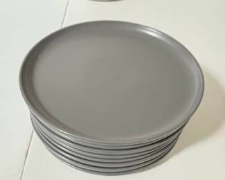 Simply Things Gray Dinner Plates