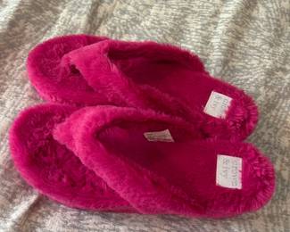 Crown Ivy Tessa Faux Fur Slippers