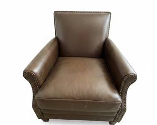 Pottery Barn Leather Armchair