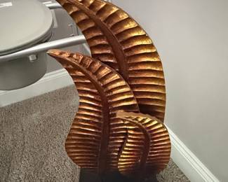 Large Gold Leaf Sculpture