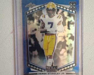 Derek Stingley Jr. Leaf Metal Draft Rookie Card