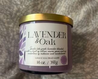 Kirklands Lavender Oak oz. Wick Jar Candle