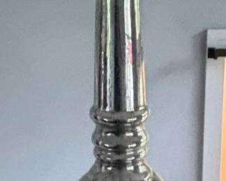 Mercury Glass Candlestick Holder