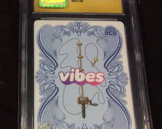 2025 PUDGY PENGUINS LIL WHO HOOPS FOIL CARD BY VIBES TRADING CARDS, LIMITED #4/25 GRADED PRISTINE 10