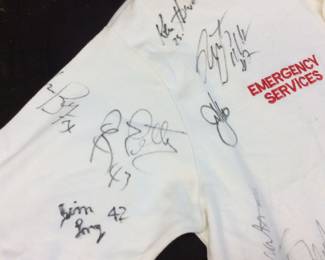 WINSTON CUP NASCAR AUTOGRAPHED SHIRT & HAT, RICHARD PETTY, RUSTY WALLACE, BOBBY ALLISON, DARYL WALTRIP, TIM FLOCK AND MANY OTHER, NO COA