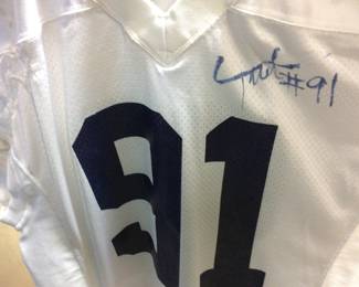 6 SPORTS JERSEYS, SIGNED KC ROYALS SIGNED GREG HOLLAND, SIGNED #91 JERSY, #89 HAYWOOD, #1 WARREN MOON, #34 SANDIEGO CHARGERS JERSEYS