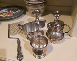 Sterling silver items. 