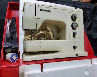 04 Vintage Bernina Record 830 Sewing Machine  SwissMade Precision with Original CaseBox