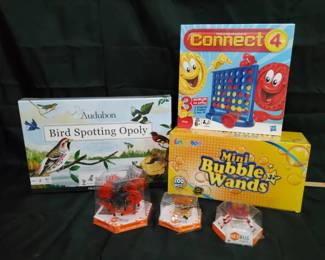 Family Entertainment Lot  Unopened Connect 4, BirdOpoly,  4 Hexbugs