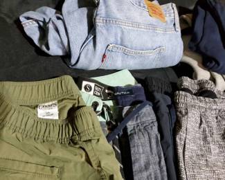 Mystery Lot Mens Clothing  Wrangler NWT, Levis, Adidas, Champion, Nautica  Chaps  Sizes LXL