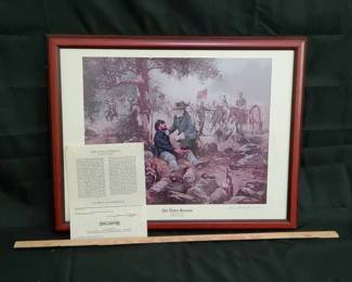 The Noble General  Civil War Art  Signed Limited Edition Print with COA