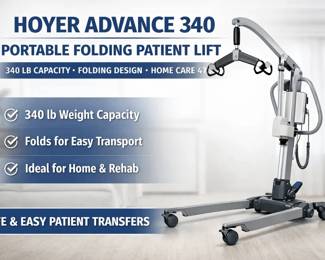 Joerns Hoyer Advance 340 Patient Lift  Portable  Folding Mobility Solution New In Box