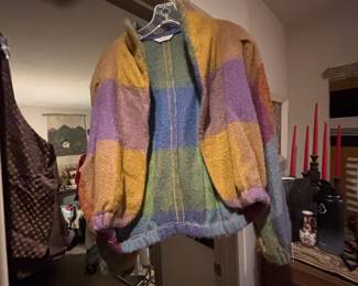 1990s Liz Claiborne Colorblock Jacket