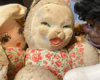 Rubber Cat Face Doll