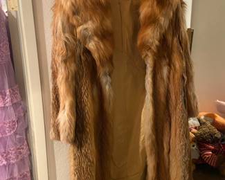 Frederick Nelson Fox Fur Coat