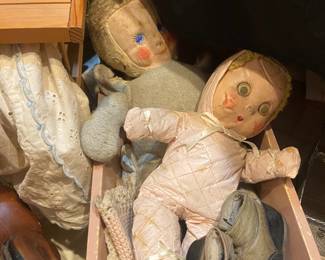 1940s-1950s Rubber Face Dolls