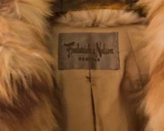 Frederick Nelson Fox Fur Coat