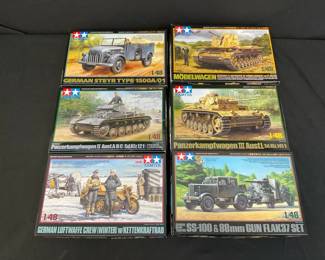 TAMIYA Model Kits  Variety ft. German Tanks