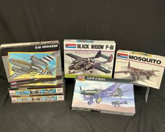 Monogram Model Airplane Kits Ft. Black Widow P6I  Variety