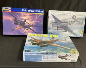Revell Model Plane Kits feat. P61 Black Widow