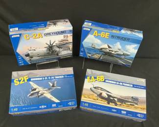 Kinetic Model Airplane Kits ft.S2F  C2A  A6E  EA6B