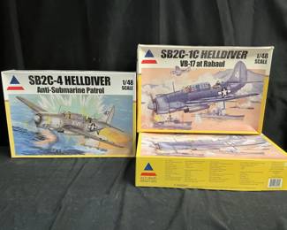 Accurate Miniatures Model Airplane Kits feat SB2C Helldiver