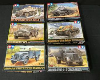 Tamiya Model Kits  German Steyr Trucks  Tanks