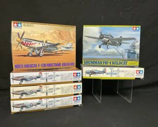 Tamiya Model Airplane Kits ft. North American F51D Mustang  Variety