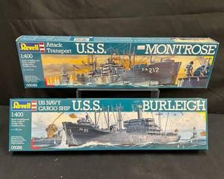 Revell Model Kits  Attack Transport And U.S. Navy Cargo Ship