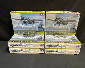 Tamiya Model Airplane Kits feat. Grumman F4F4 Wildcat