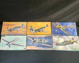 Hasegawa Model Airplane Kits feat. Messerschmitt Bf109 Planes
