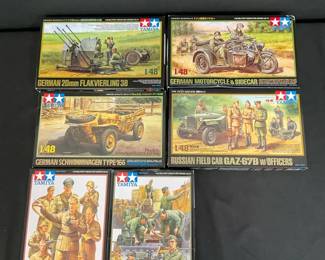 Military Model Kits by TAMIYA  Vehicles  Crews