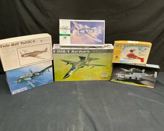 Assorted German Model Airplane Kits