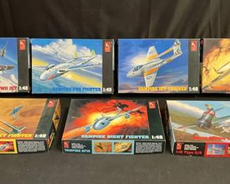 Hobby Craft Model Plane Kits feat. Vampire Jets