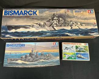 Tamiya NAVY Model Kits feat. German Battleship Bismarck