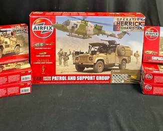 Airfix Military Model Vehicle Kits feat. Supacat Coyote And Jackal