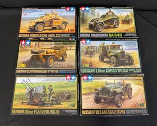 WWII German  Russian Model Car Kits