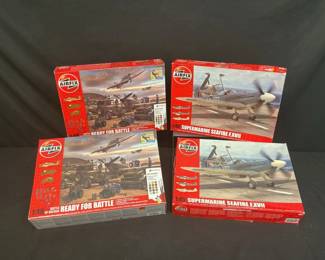 Airfix Model Airplane Kits ft. Supermarine Seafire F.XVII  Battle Of Britain