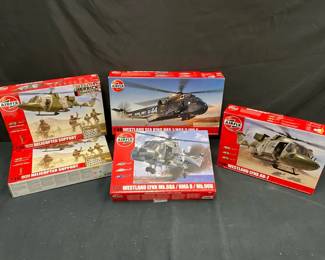 AirFix Model Helicopter Kits  Westland Lynx and Helicopter Support