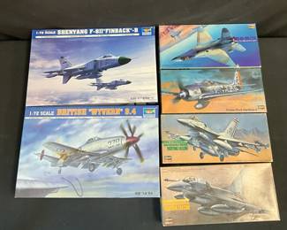 Hasegawa And Trumpeter Model Airplane Kits feat.F16N Top Gun