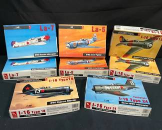 Hobby Craft WWII and Spanish Civil War Jet Model Airplane Kits