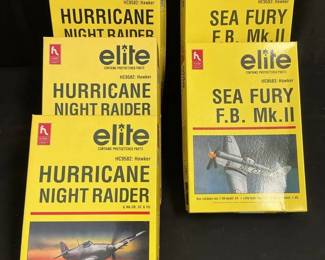 Elite Model Airplane Kits feat. Hurricane Night Raider