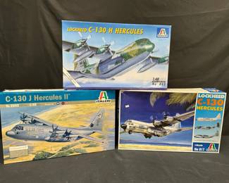 Italeri Hercules Model Plane Kit Trio