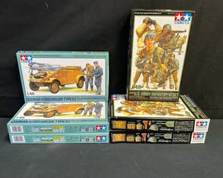 Tamiya Model Kits feat. US Army Infantry GI Sets
