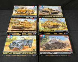 Tamiya Model Kits  German Panther Tank And Friends