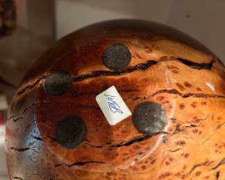 Warren Vienneau Turned Burl Wood Vase