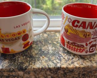 Starbucks "You Are Here" Collection Coffee Mugs– Oregon, Vancouver, Starbucks "Been There" Collection Canada Coffee Mug