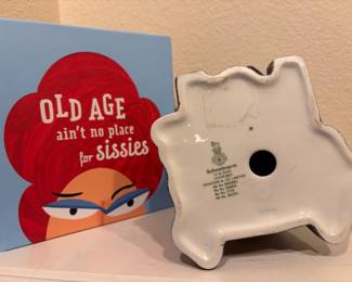 Hallmark Gift Books - Old Age Ain't No Place for Sissies, Royal Doulton "Schoolmarm" Figurine